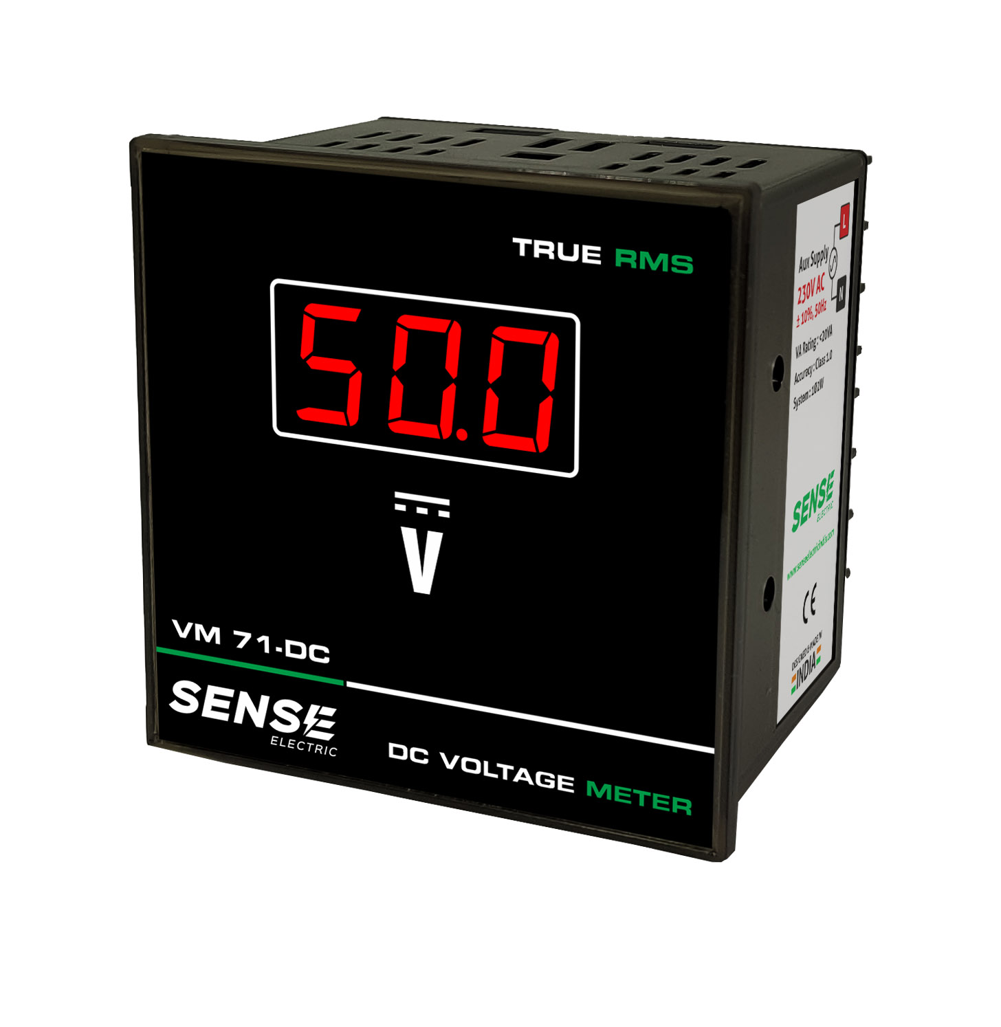 DC Voltmeter - Panel Mount