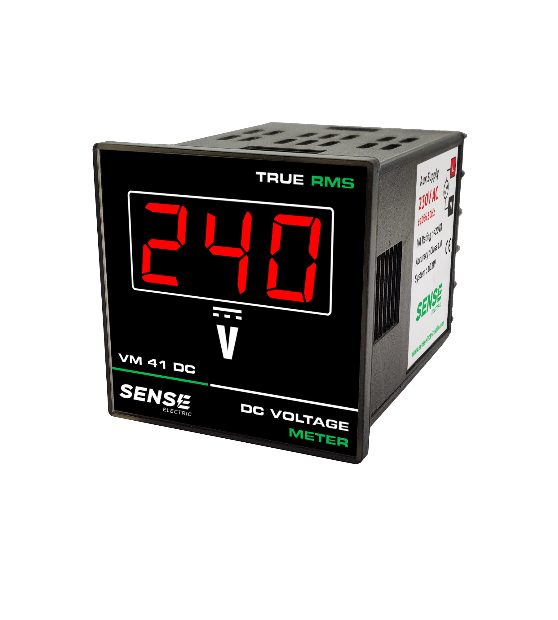 DC Voltmeter - Panel Mount